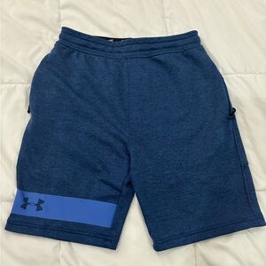 Under Armour Men’s Tech Terry Medium Blue Shorts
